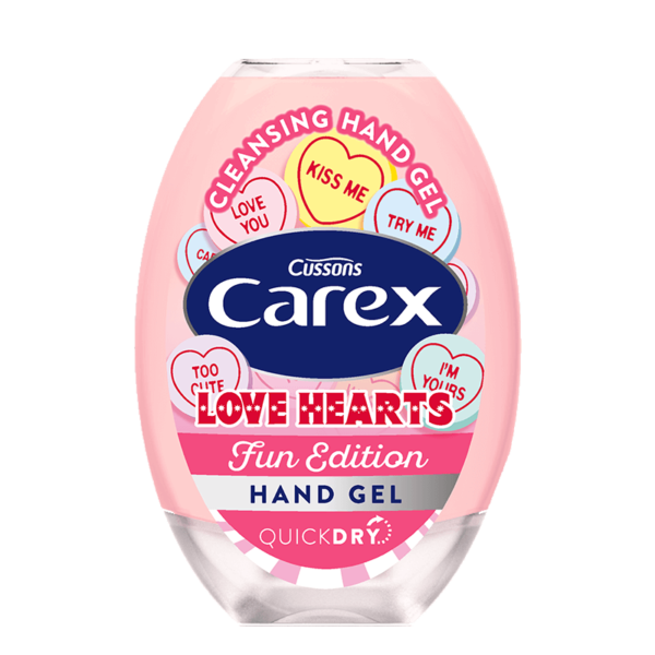 Carex Hand Gel Love Hearts 50ml